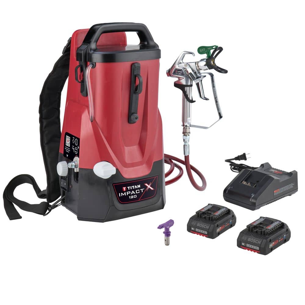 TITAN Impact X 120 Back Pack Paint Sprayer - 18 Volt