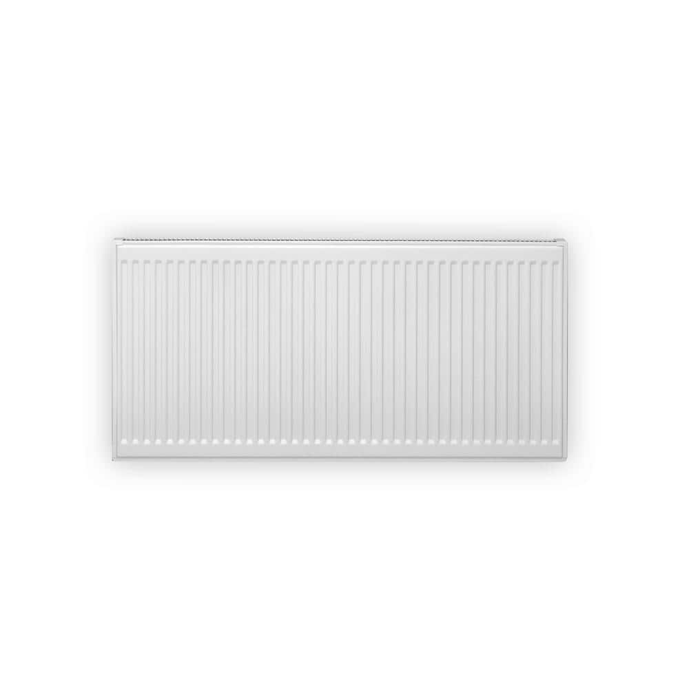 Pensotti 20 in. H x 24 in. L Hot Water Panel Radiator Package in White