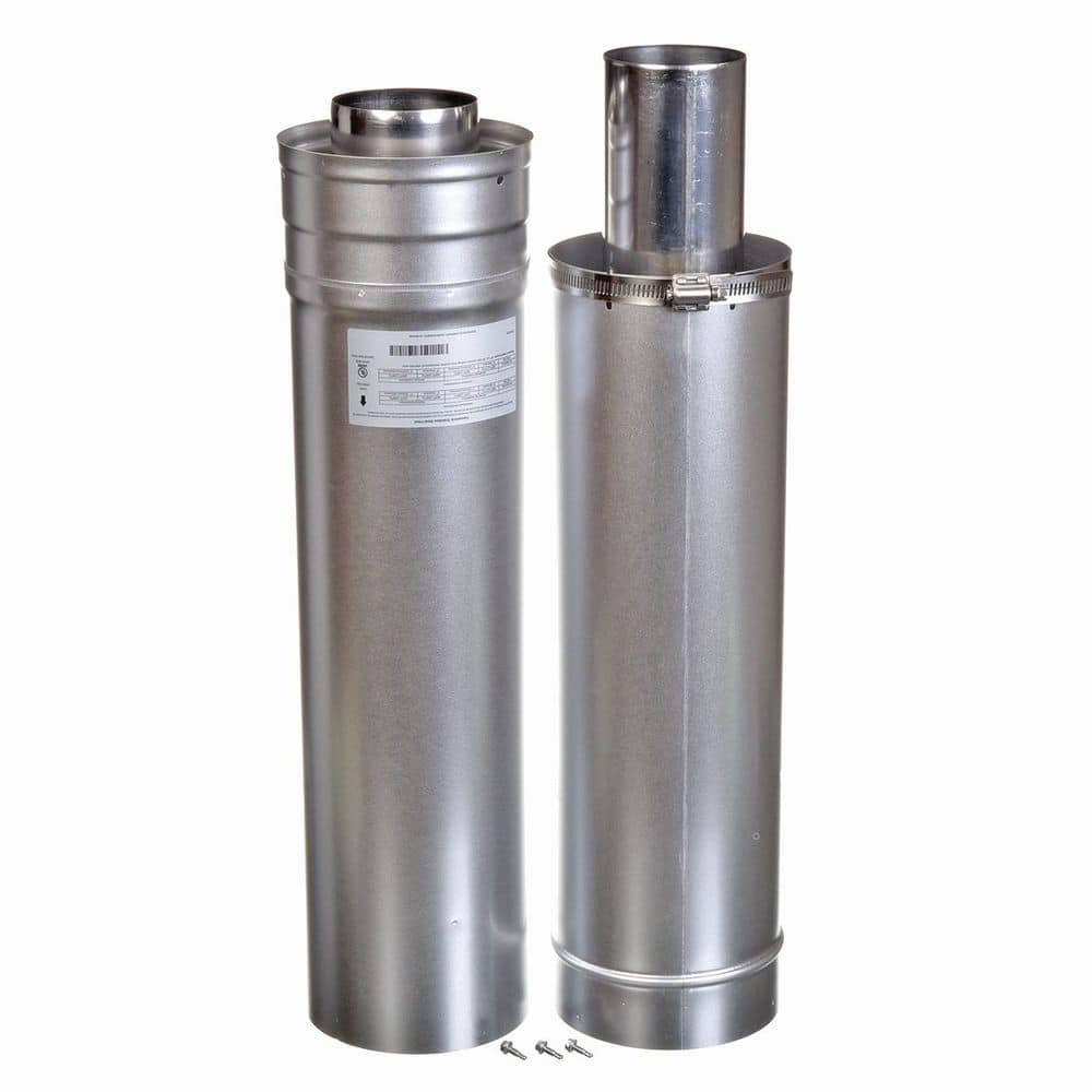 Rheem ProTech Stainless Steel Concentric (3 in. /5 in. ) Direct Vertical Vent Adjustable Vent 21 in. 35 in.