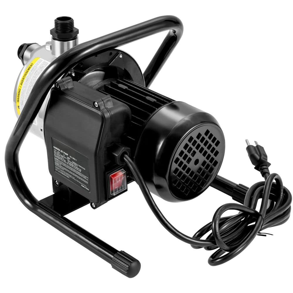 SKYSHALO Shallow Well Pump, 131 ft. Height, 40psi Max Pressure, 1.1 HP 115-Volt, 978 GPH, Stainless Steel for Irrigation