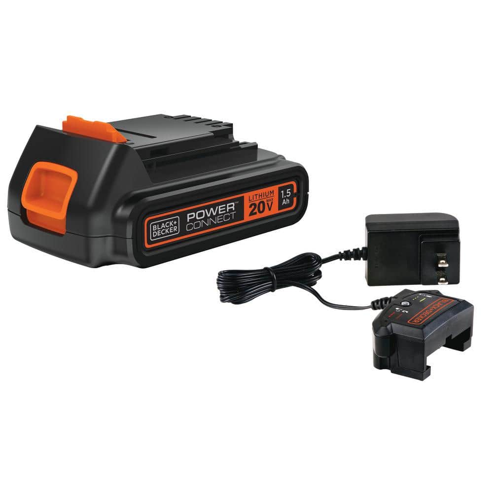 BLACK+DECKER 20V MAX Power Connect Lithium-Ion 1.5 Ah Battery and Charger