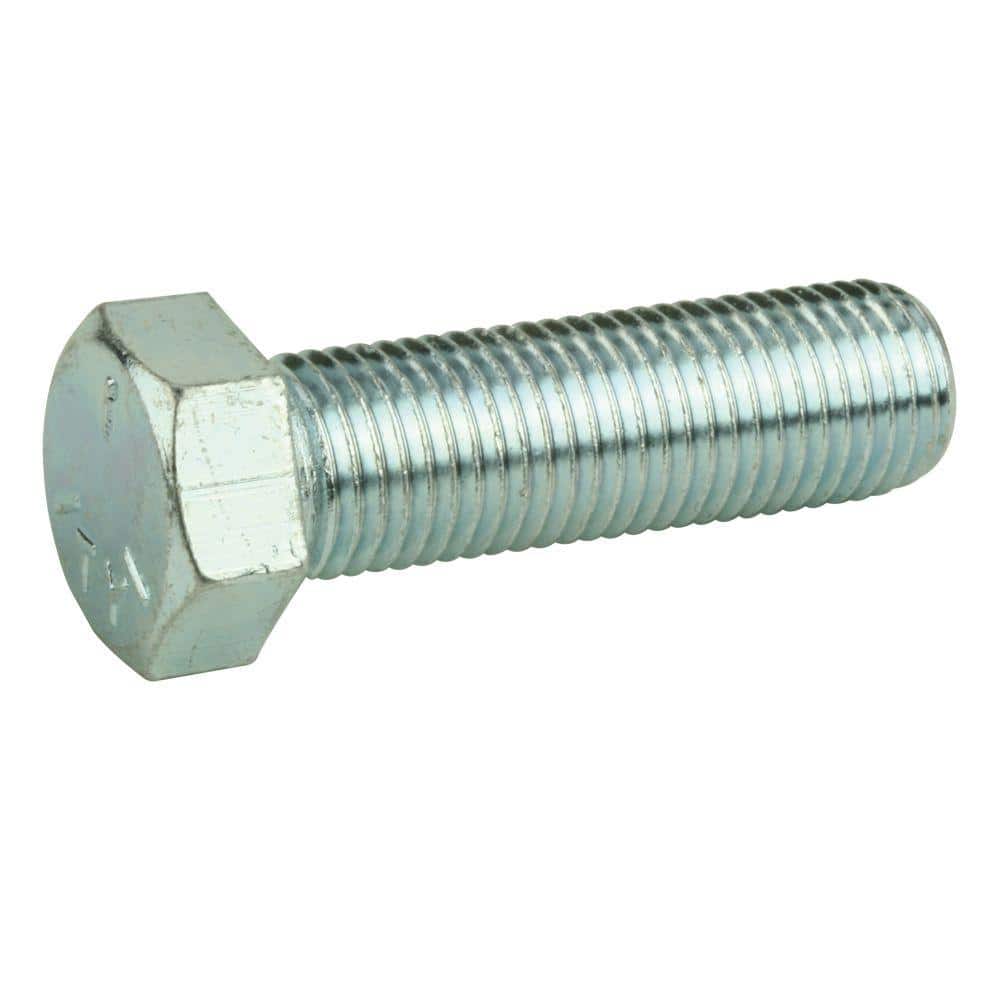 Everbilt 1/4 in.-28x3/4 in. Zinc Hex Head External Hex Drive Hex Bolt 1-Piece