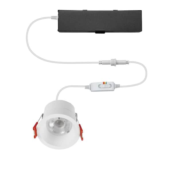 Commercial Electric Specialty Elite 3 in. LED Trimless Canless Recessed Light, Adjustable CCT