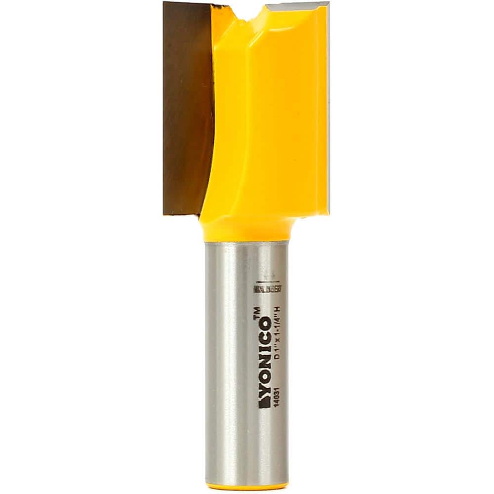 Yonico Straight 1 in. Dia. 1/2 in. Shank Carbide Tipped Router Bit