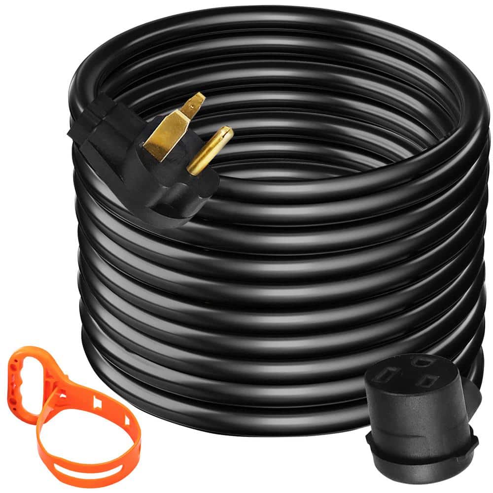 VEVOR Welder Extension Cord 40 Amp 25 ft. 250 Volt Welding Power Cord with NEMA 6-50 Plug 8 Wire Gauge 3 Prong