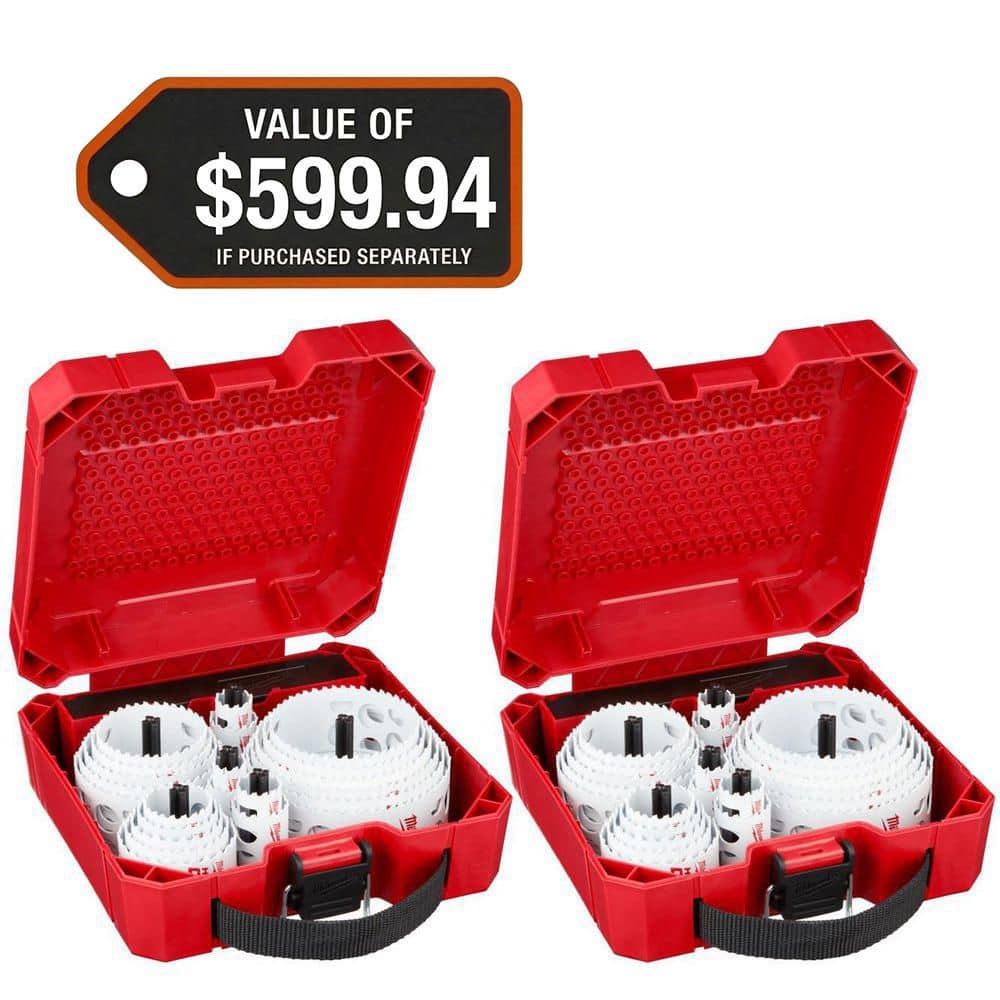 Milwaukee Hole Dozer General Purpose Bi-Metal Hole Saw Set (56-Piece)