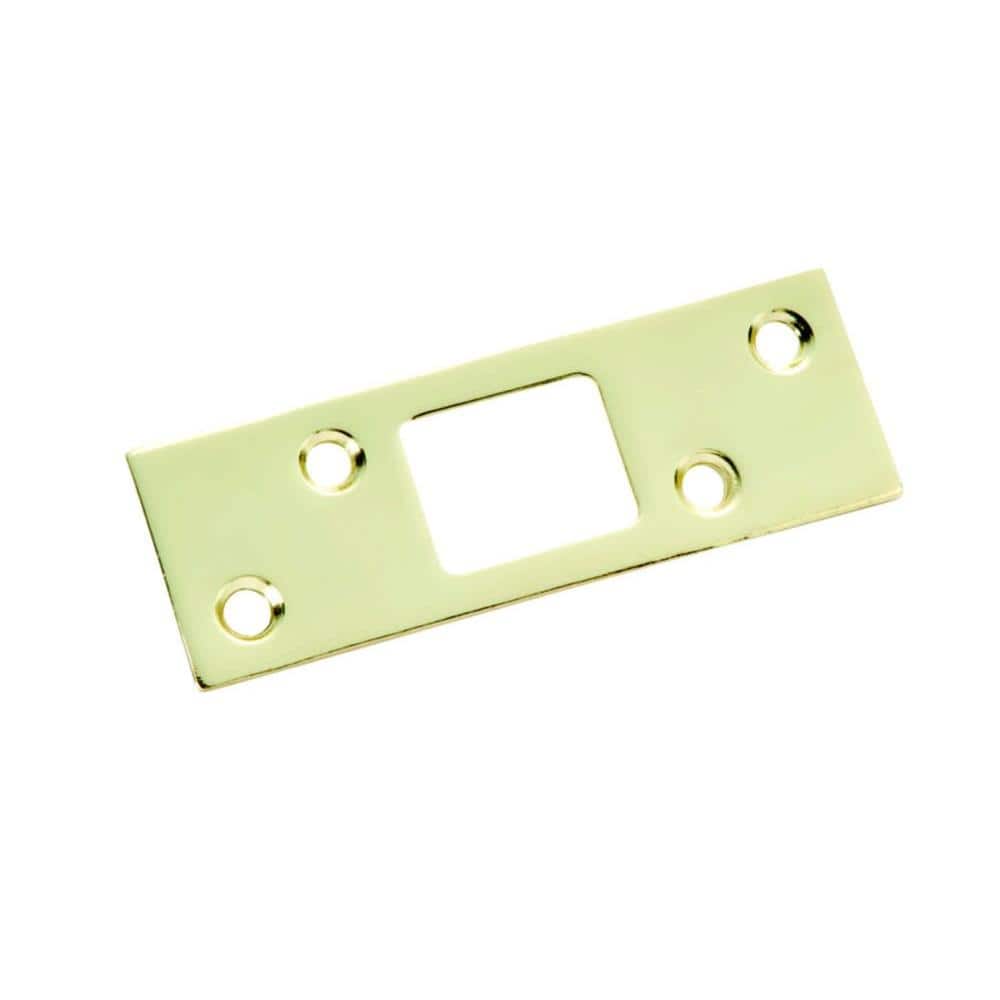 First Watch Security Polished Brass Security Door Strike