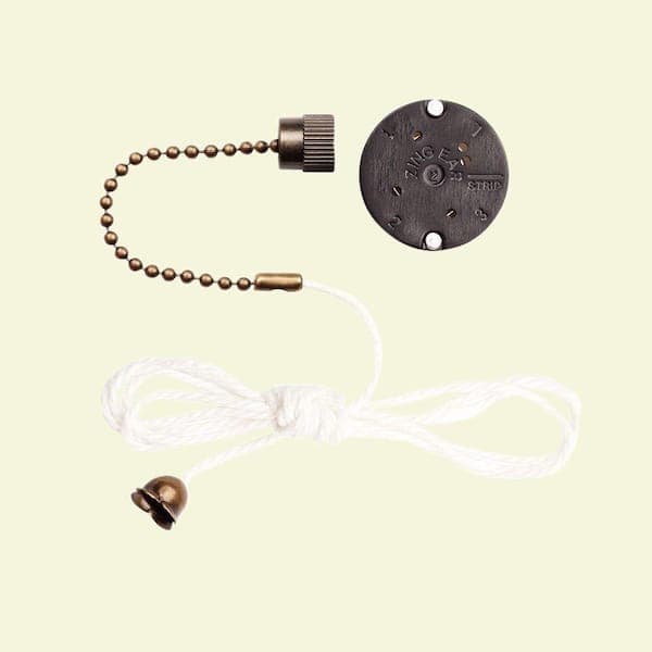 Westinghouse Antique Brass Replacement 3-Speed Fan Switch