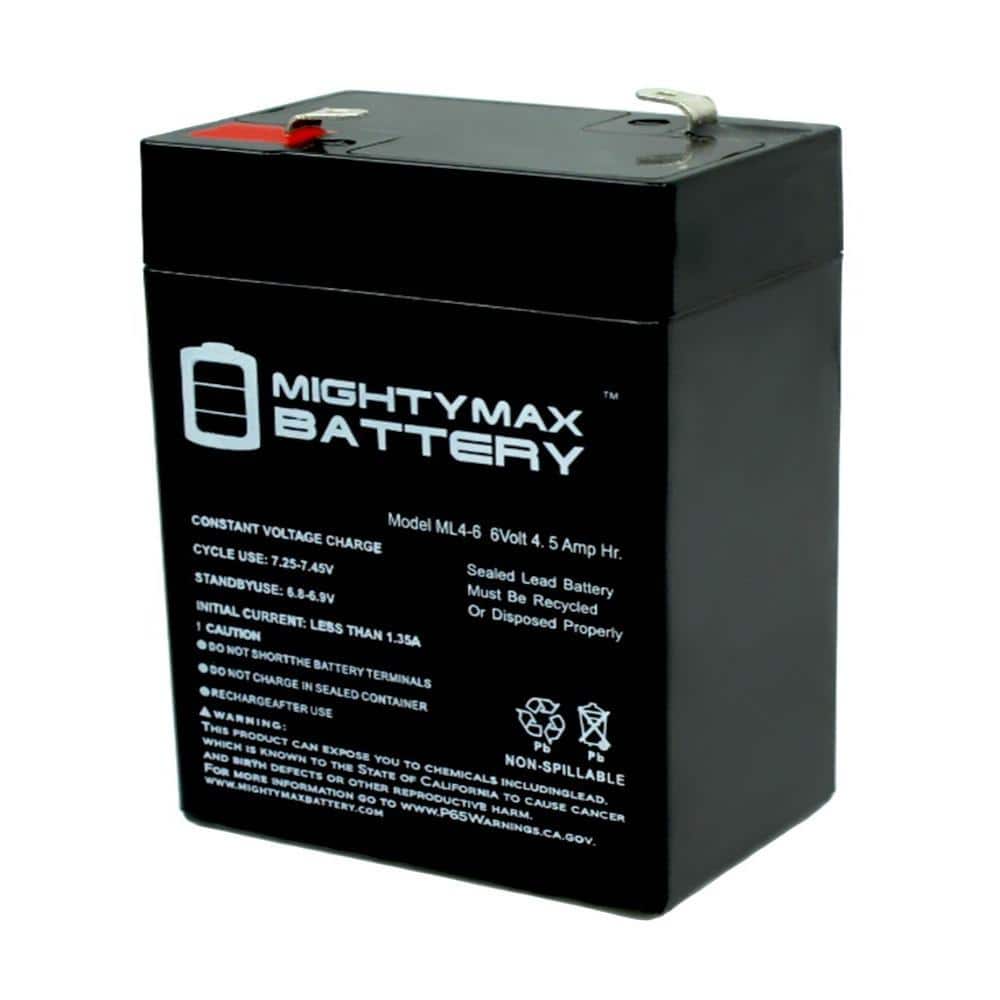 MIGHTY MAX BATTERY 5 Ah SLA (Sealed Lead Acid) AGM Type Replacement Battery for Alarm/Security Systems