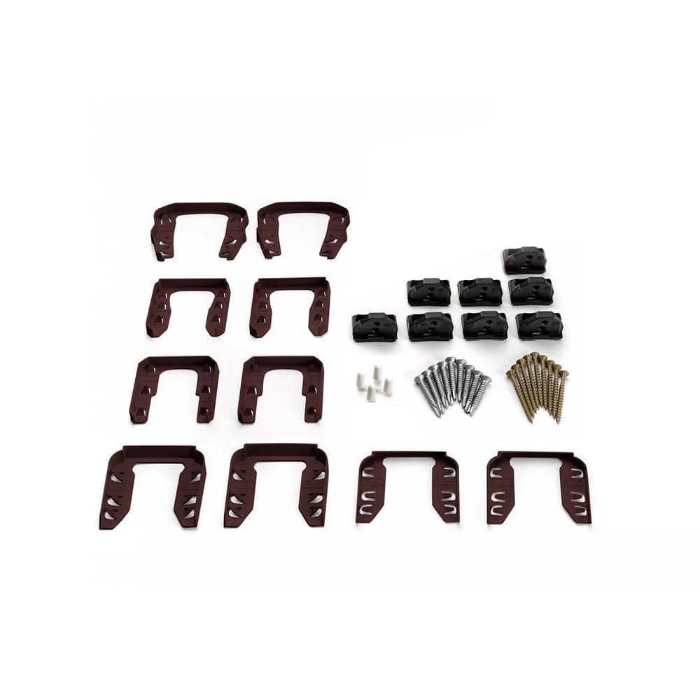 Trex Transcend Mounting Hardware Kit (Use w/ Stair Cut Rail)-Vintage Lantern VLSTACCYKIT