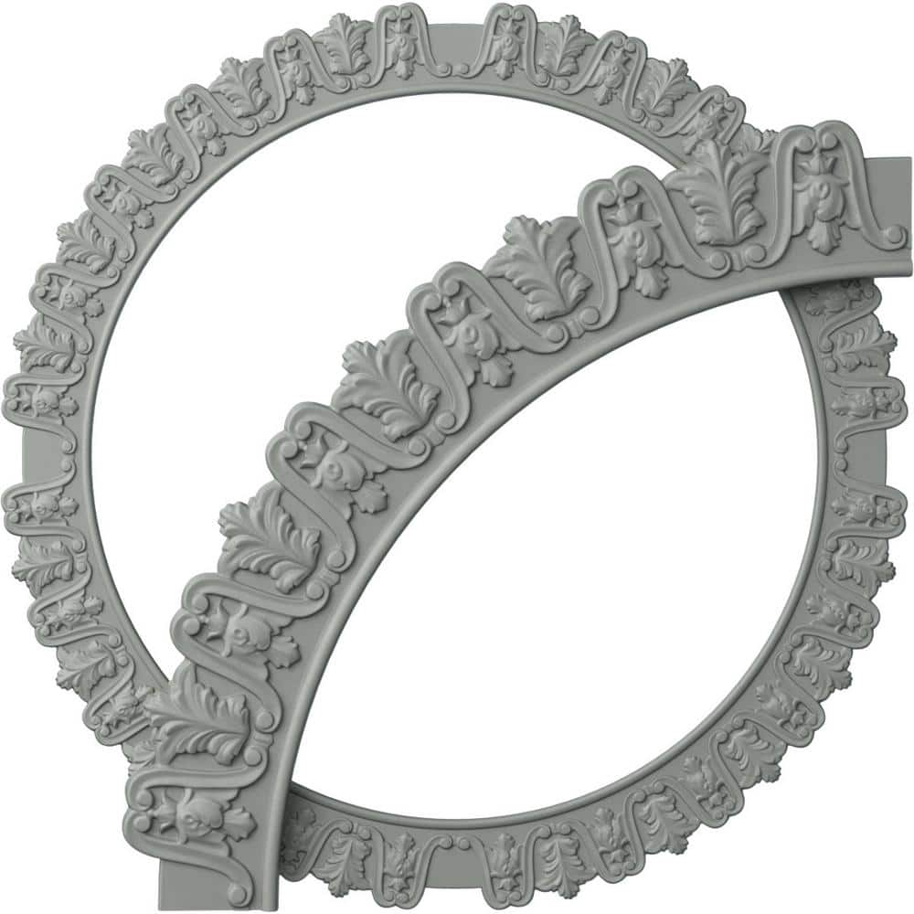 Ekena Millwork 57-3/8 in. Tirana Ceiling Ring (1/4 of Complete Circle)