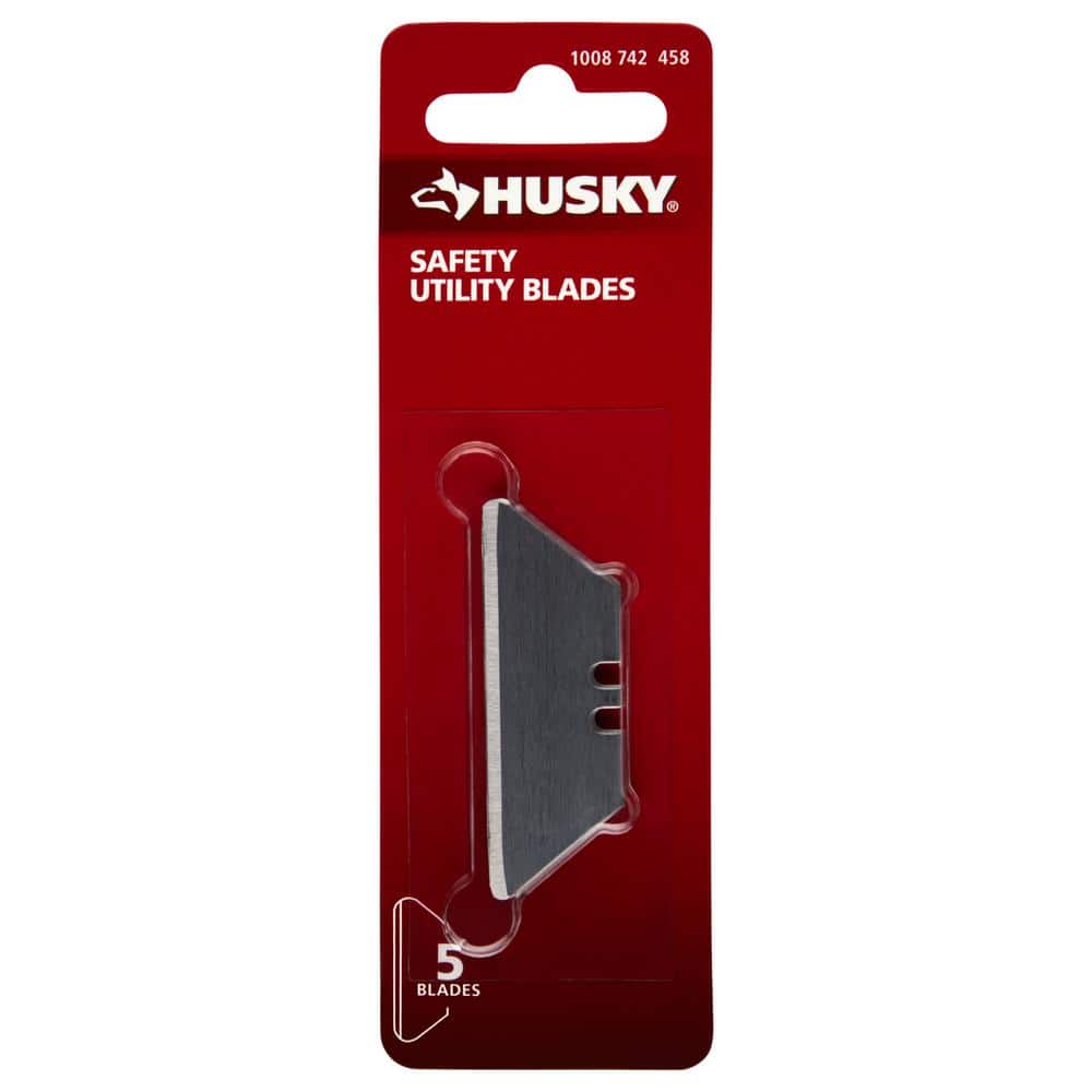 High Carbon Steel Husky Safety Blades (5-Pack)