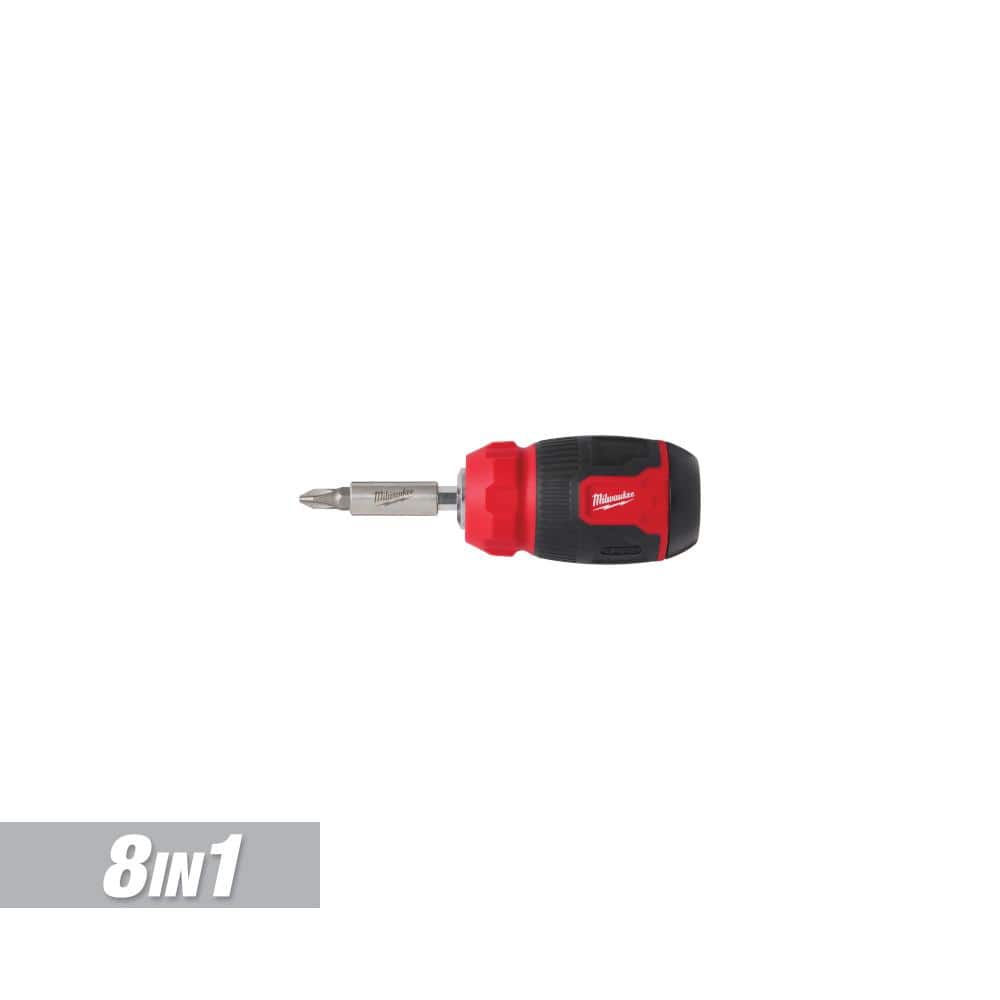 Milwaukee 8-In-1 Compact Multi-Bit Screwdriver