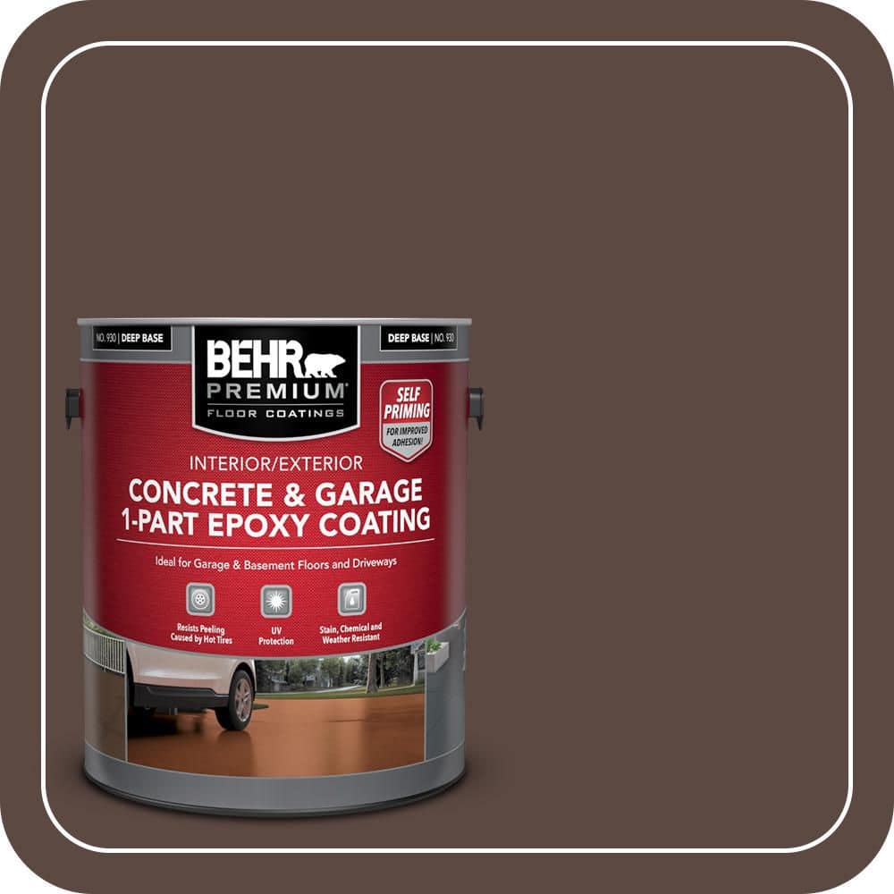 BEHR PREMIUM #AE-18 Self-Priming 1-Part Epoxy Satin Interior/Exterior Concrete and Garage Floor Paint