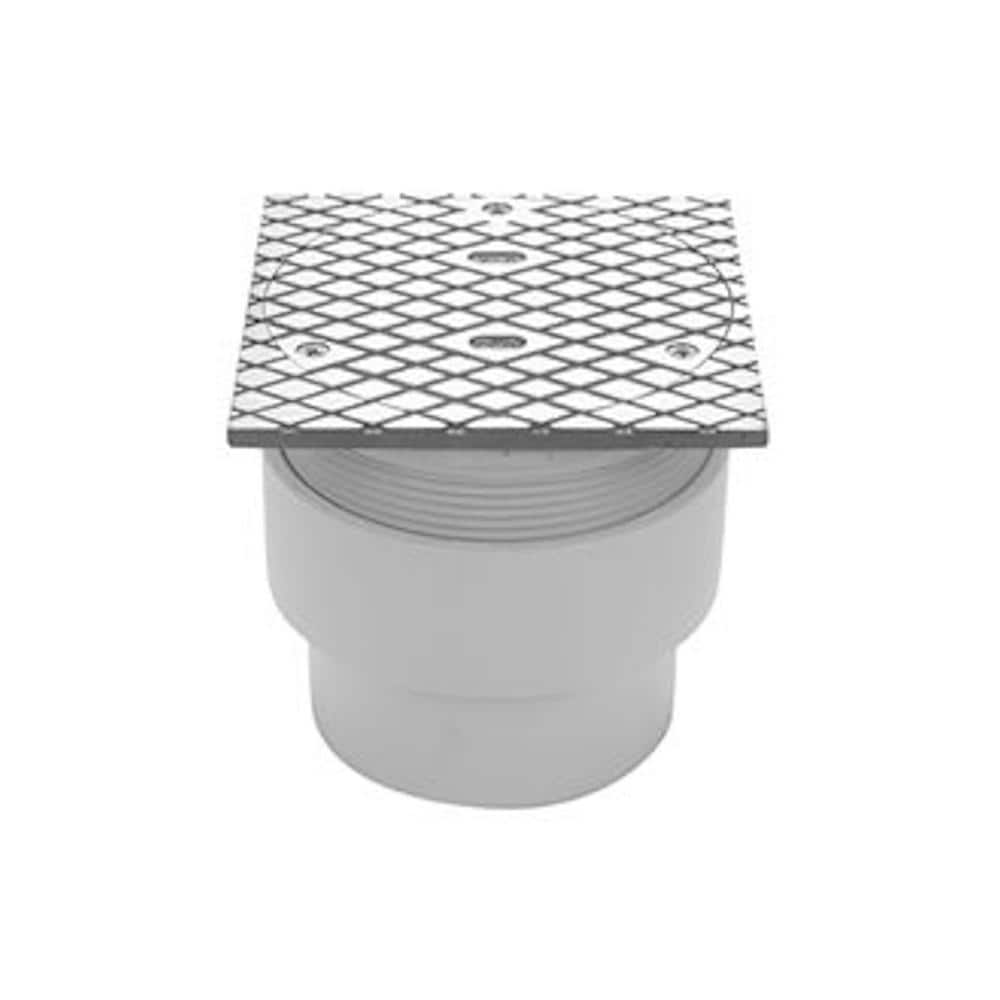 Zurn 9 in. Square Cleanout Floor Drain
