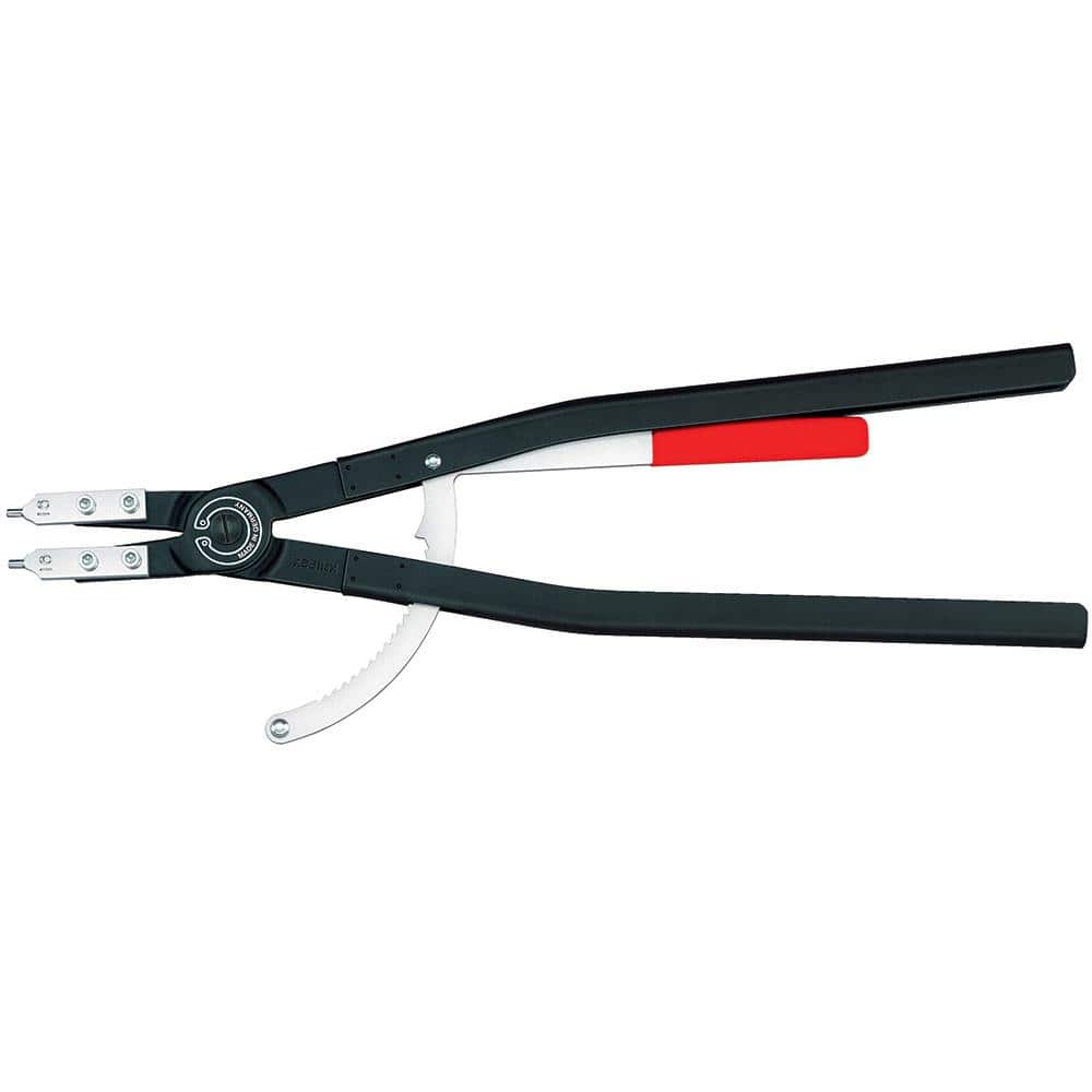 KNIPEX 22-3/4 in. Internal Straight Snap-Ring Pliers for Large Internal Snap Rings