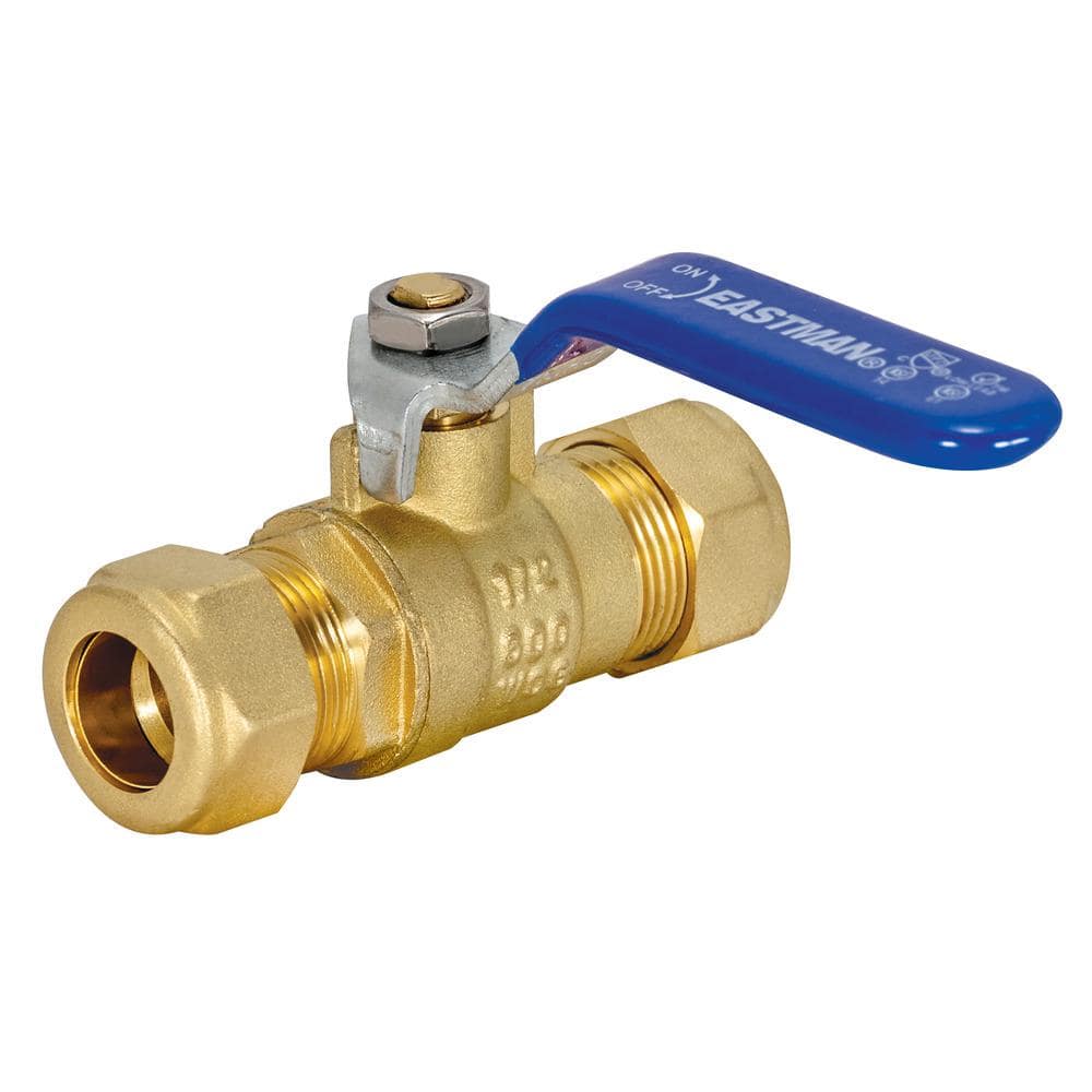 EASTMAN . Compression Compression Brass Full Port Compression Ball Valve