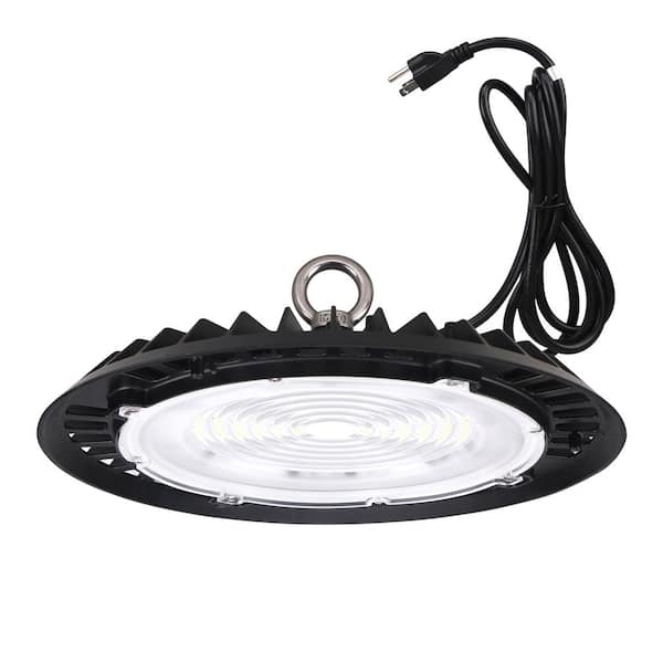 Metalux 11 in. HBD High Bay 180-Watt Equivalent, 16K Lumens 5K CCT Cord and Plug