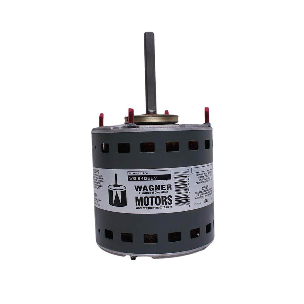 Diversitech 1/2 HP 1075 RPM Direct Drive Furnace Blower Motor 115-Volt