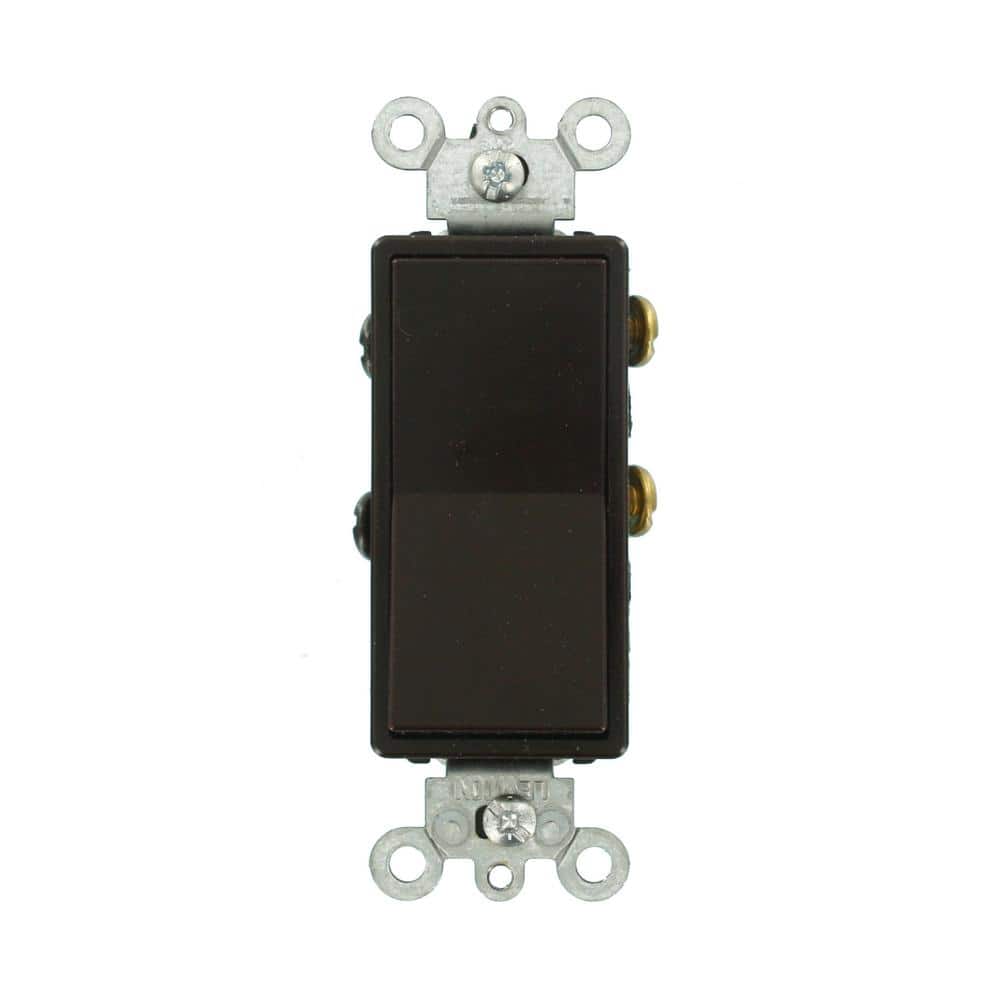 Leviton Decora Residential Grade 4-Way Rocker Switch, 5604-2GY