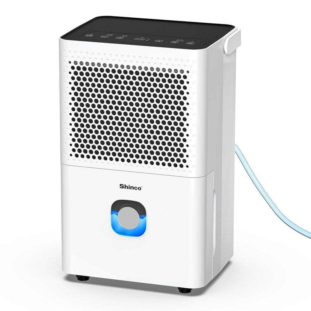 Edendirect 120 pt. 6,000 sq. Portable Dehumidifier with Wi-Fi Control, Continuous Run, Auto Defrost