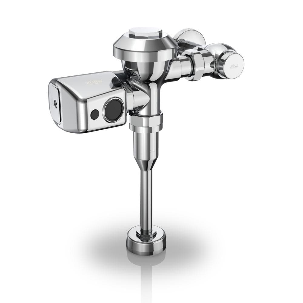 Zurn AquaVantage ZER Series Connected, Exposed Sensor Battery Urinal Flush Valve with 0.125 GPF in Chrome