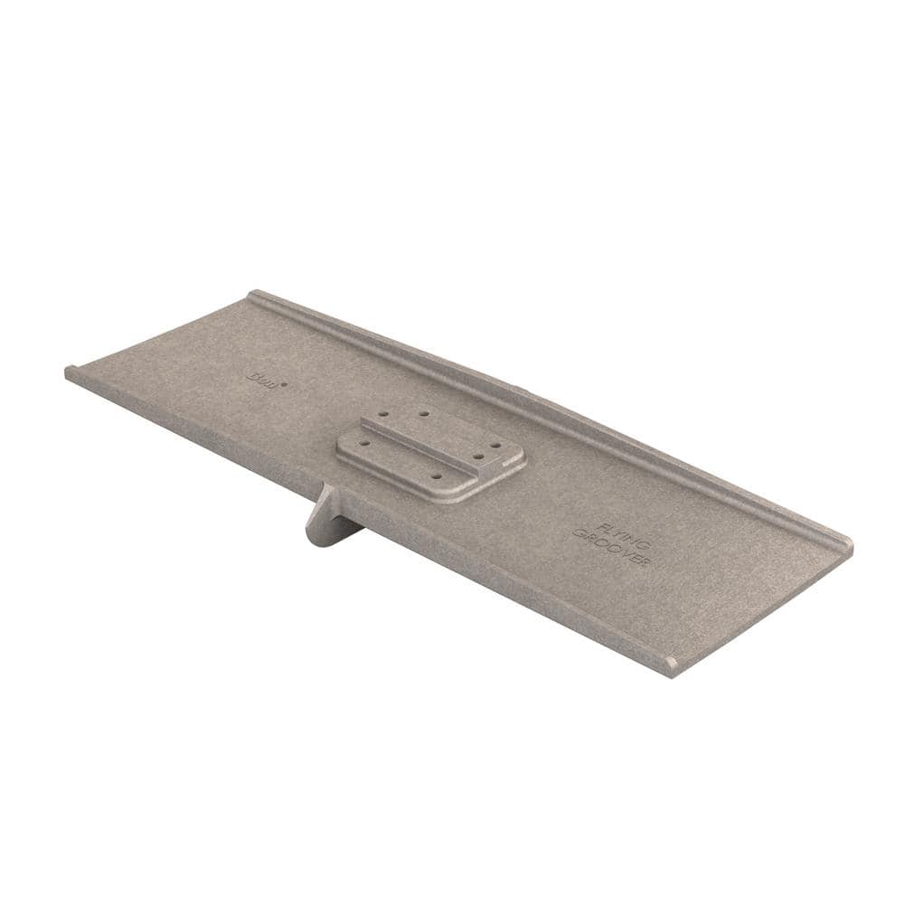 Bon Tool 24 in. x 8 in. Square End Aluminum Flying Groover 1/2 in. x 1 in. Double Bit