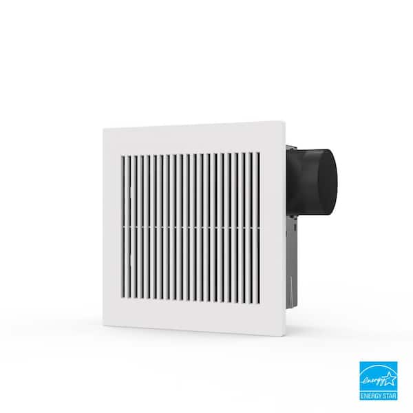 ReVent 50 CFM Quick Install Professional Ceiling and Wall Mount Easy Roomside Bathroom/Bath Exhaust Fan, ENERGY STAR