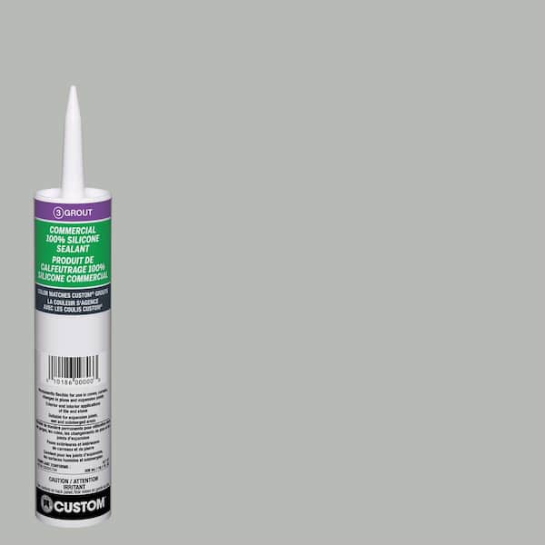 Custom Building Products Commercial #546 Cape Gray 10.1 oz. Silicone Caulk