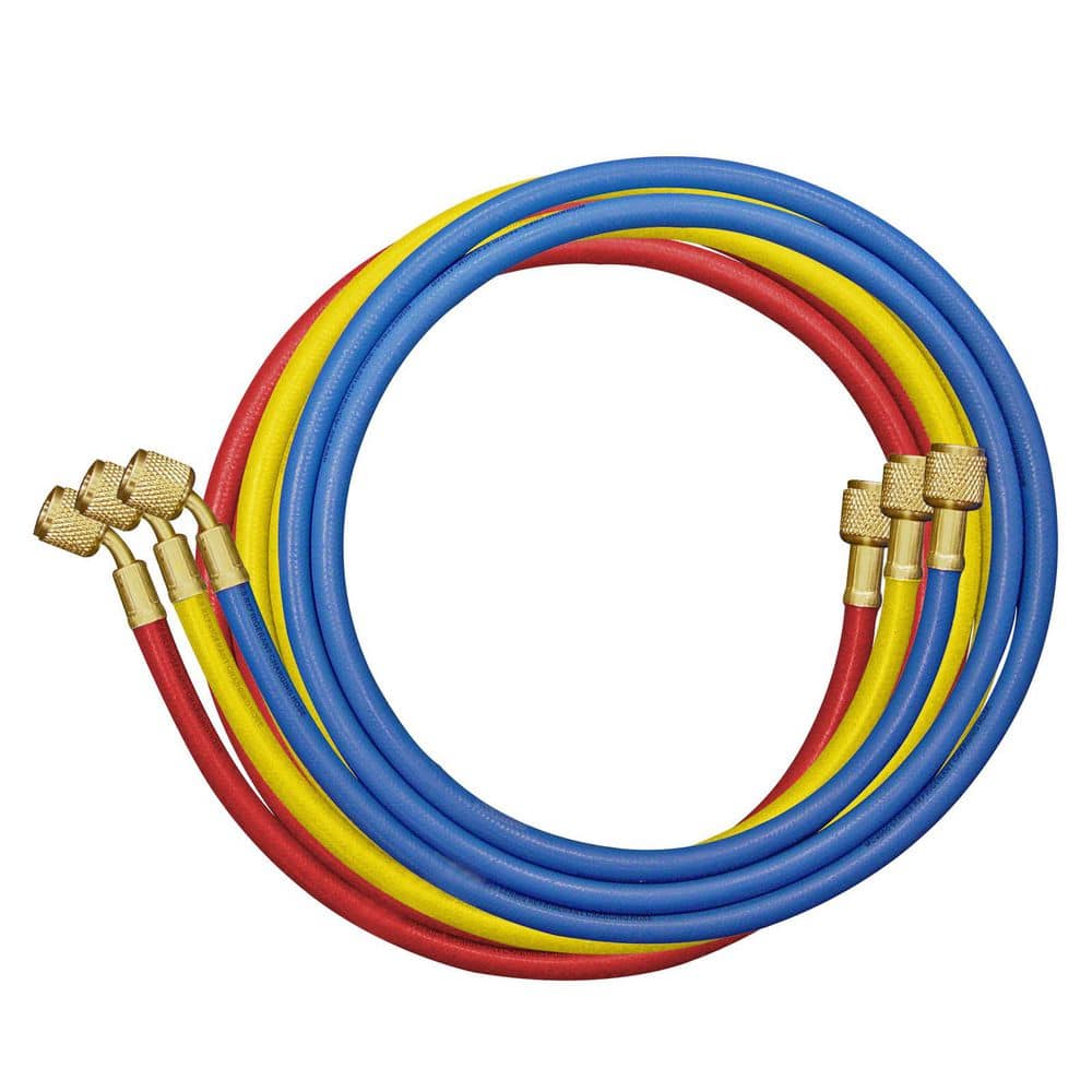 Mastercool Refrigerant High-Pressure Hoses with Standard Fittings (1/4″ SAE)
