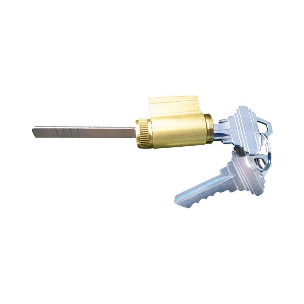 Premier Lock Key in Knob Lever Cylinder with Satin Chrome Finish, SC1