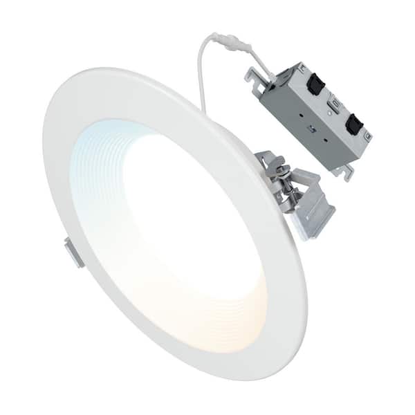 HALO RL 6 in. Adjustable Canless Recessed LED Downlight for New Consctruction or Remodel,1050/1330-Lumens, 5CCT,D2W, 120V, DM