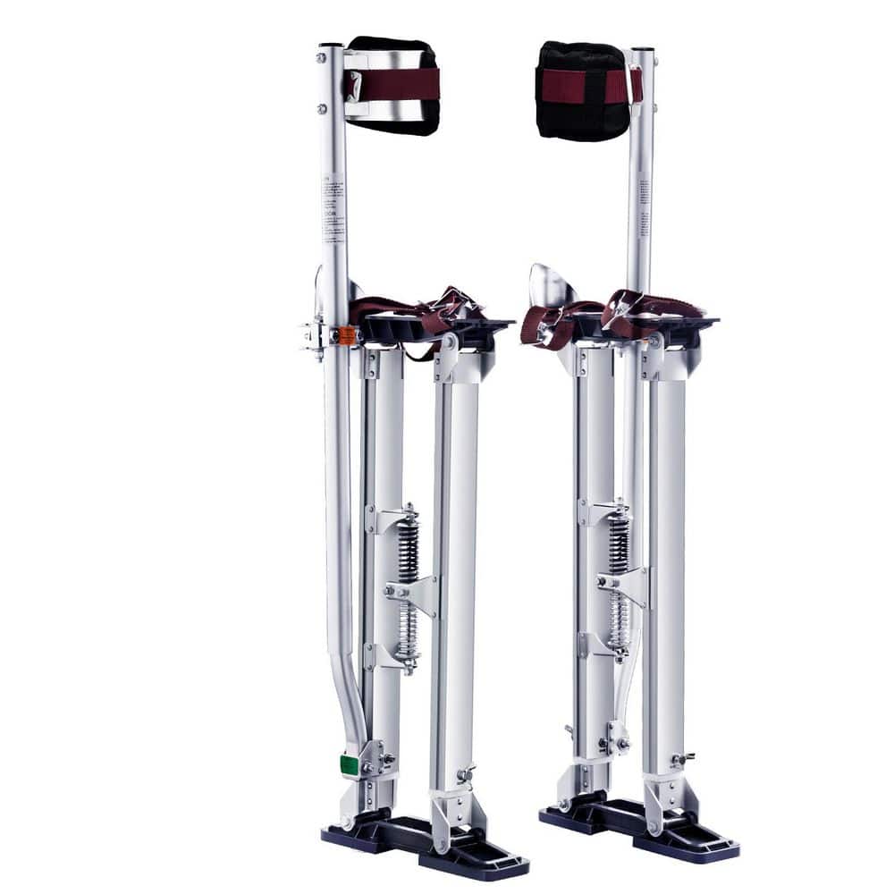 SKYSHALO Drywall Stilts, 24 in. to 40 in. Adjustable Drywall Stilts with Protective Knee Pads, Durable and Non-slip Work Stilts