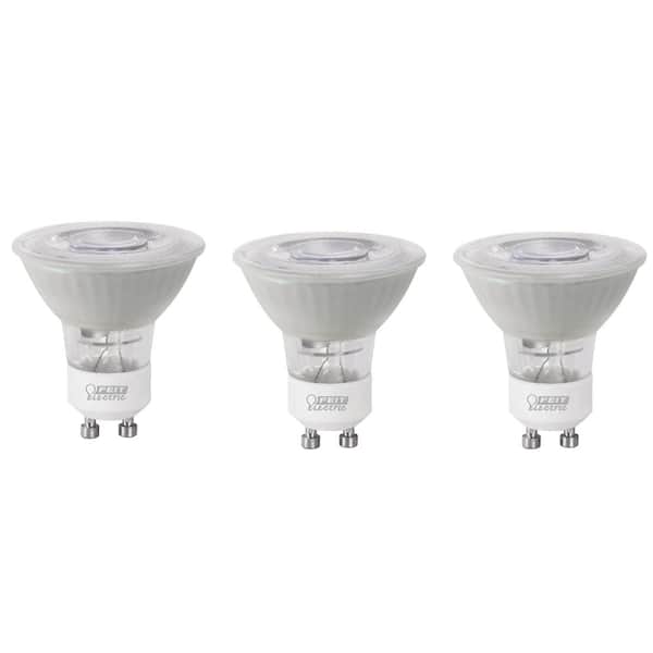Feit Electric 35-Watt Equivalent MR16 GU10 Dimmable Track Ligthing Reflector LED Light Bulb, Daylight 5000K (3-Pack)