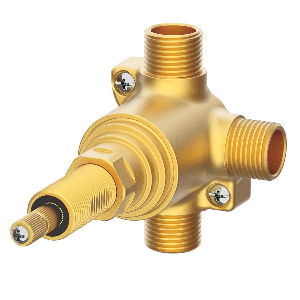 Gerber 1/2 in. IPS/Sweat Connection 3-Setting Brass Diverter Valve