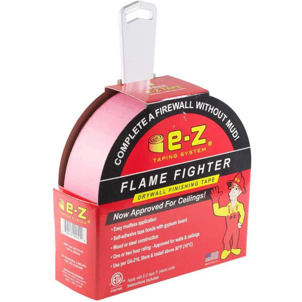 E-Z TAPING SYSTEM 2 in. x 250 ft. Fire Tape Mudless Drywall Joint Tape