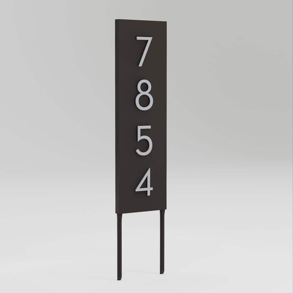 POST & PORCH Welcome Home Rectangle Address Yard Sign