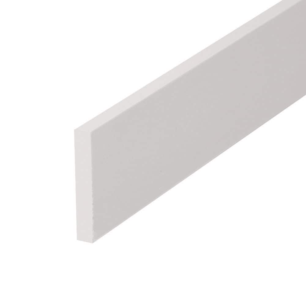 Royal Mouldings 2018 1/4 in. x 1 1/2 in. x 96 in. Primed PVC Lattice Moulding (1-Piece − 8 Total Linear Feet)