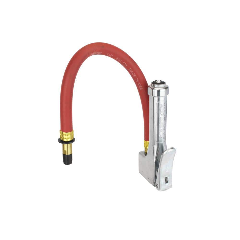 Milton Straight Head Chuck Bayonet Style Inflator Gauge