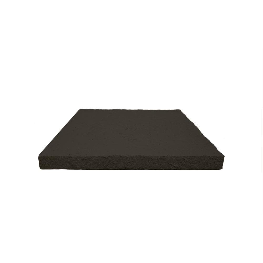 GenStone 23 in. x 23 in. Iron Ore Faux Stone Flat Column Cap Siding