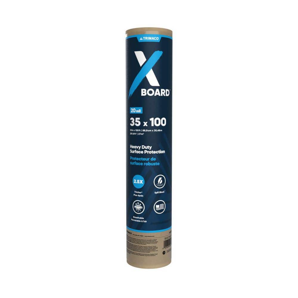 TRIMACO 35 in. x 100 ft. X-Board Surface Protector Pallet, 12 rolls