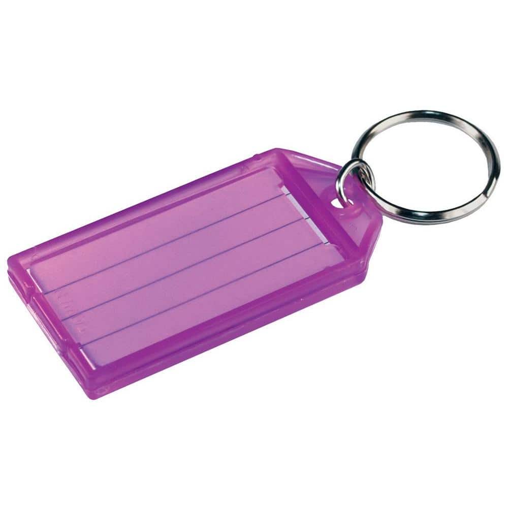 Hillman Hard Plastic ID Tags with Ring (5-Pack)