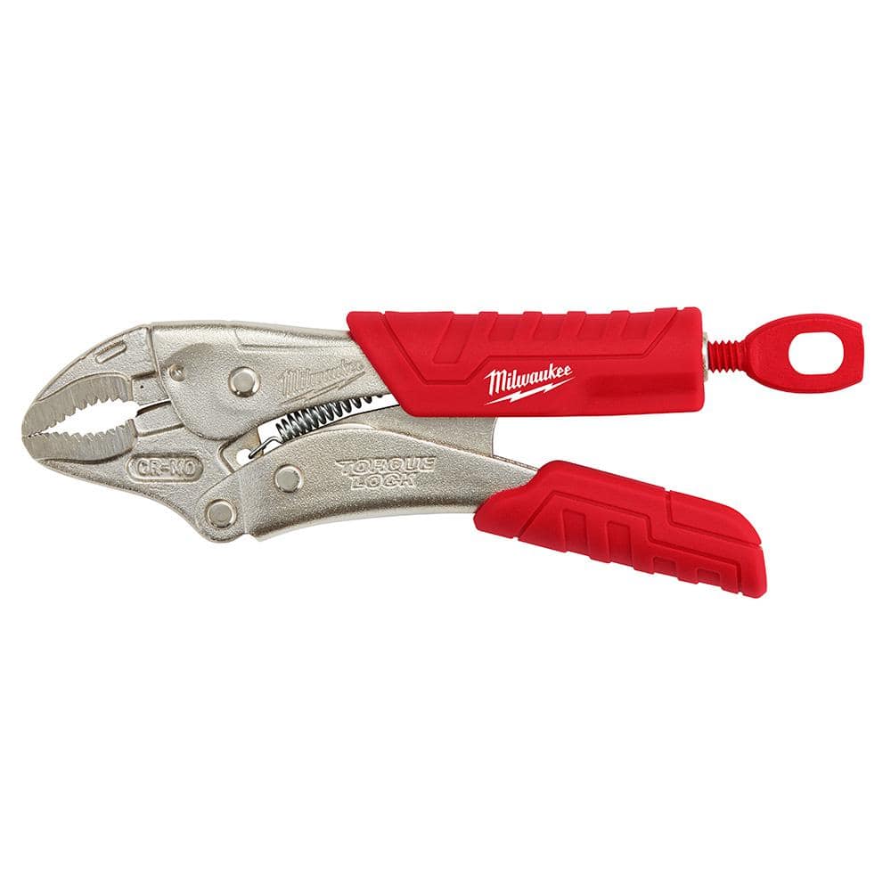 Milwaukee Torque Lock Curved Jaw Locking Pliers with Durable Grip
