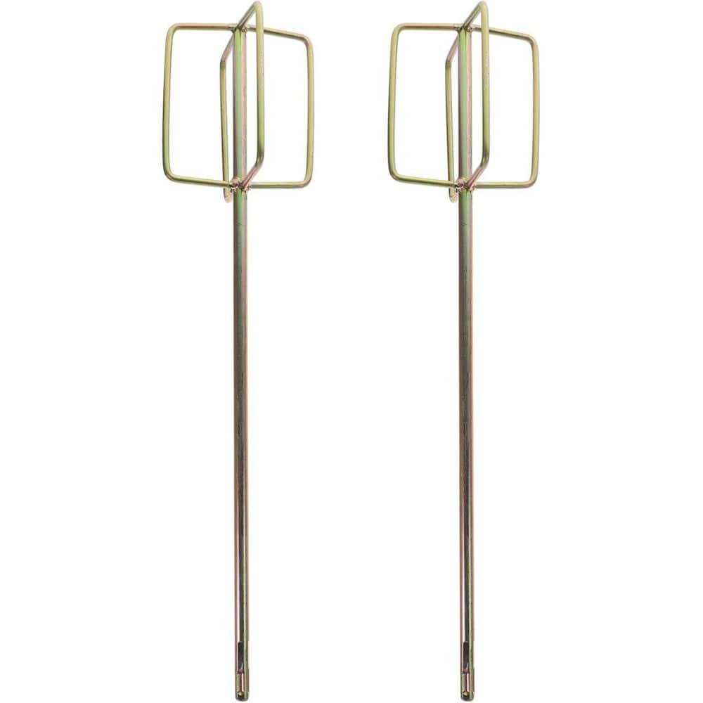 KIWDZFU Heavy Duty Plaster Grout Mixer Attachment for Drill 19.29 in. 2-Pack Drywall Paint Concrete Mixing Sticks