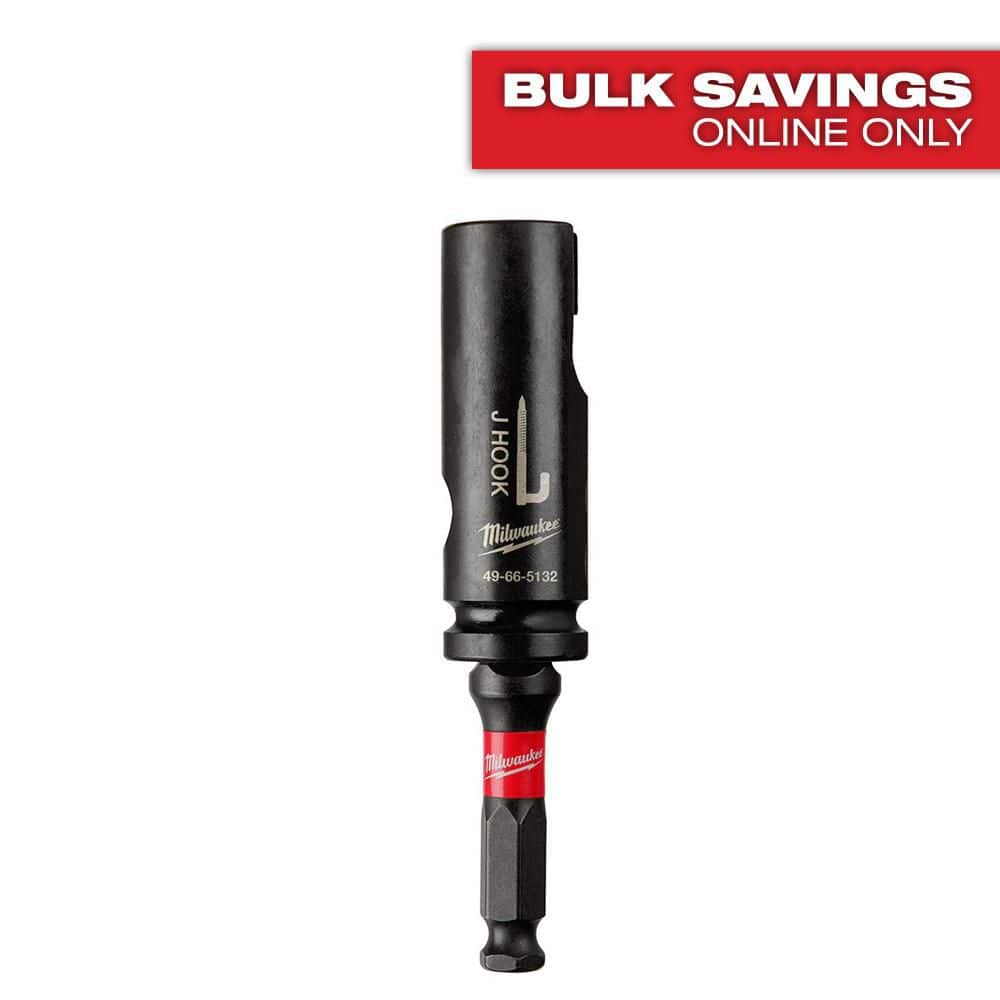 Milwaukee 7/16 in. to 1/2 in. Lineman's J Hook Socket Extension