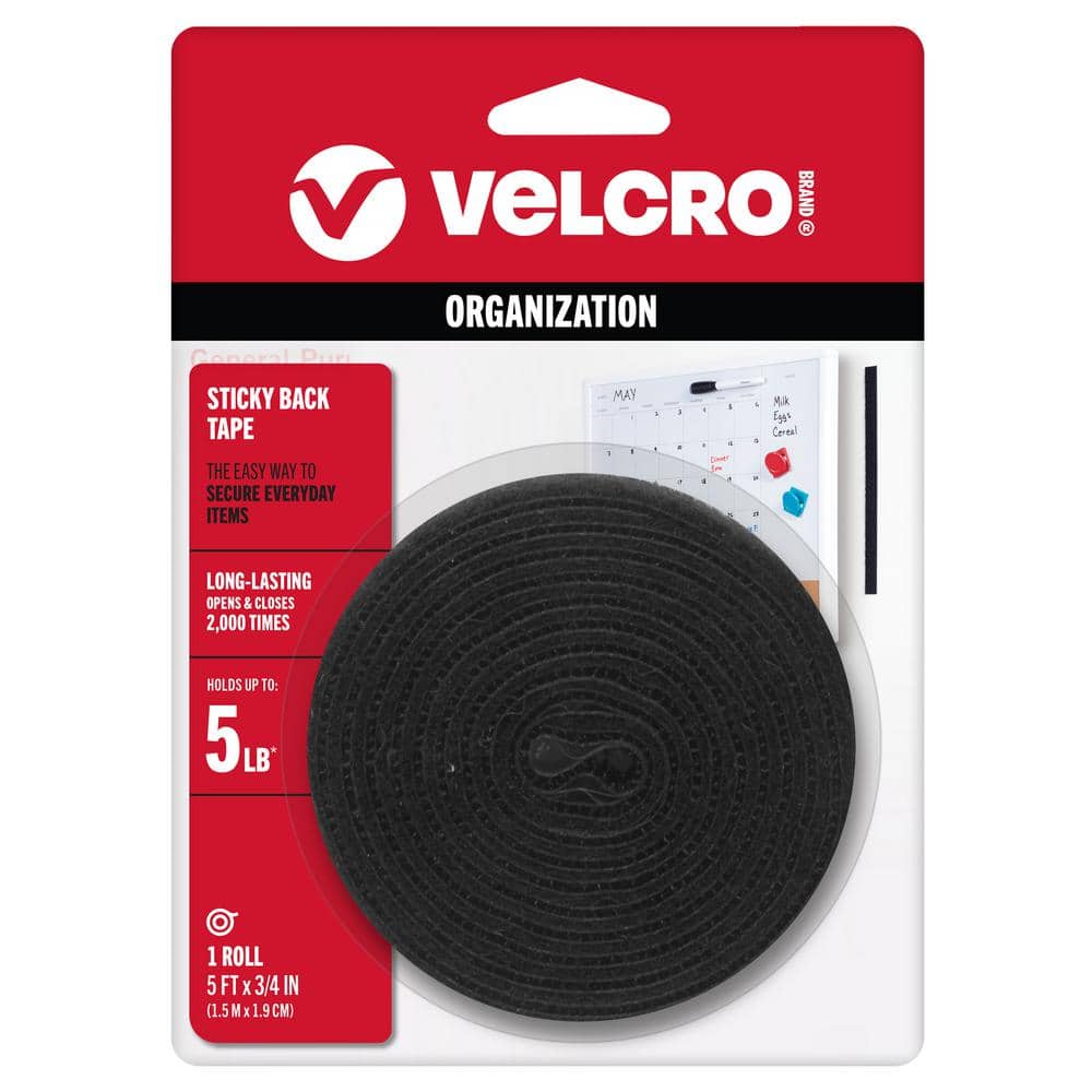 VELCRO 5 ft. x 3/4 in. Sticky Back Tape