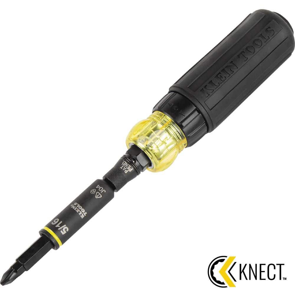 Klein Tools Knect 11-in-1 Ratcheting Impact Rated Screwdriver/Nut Driver