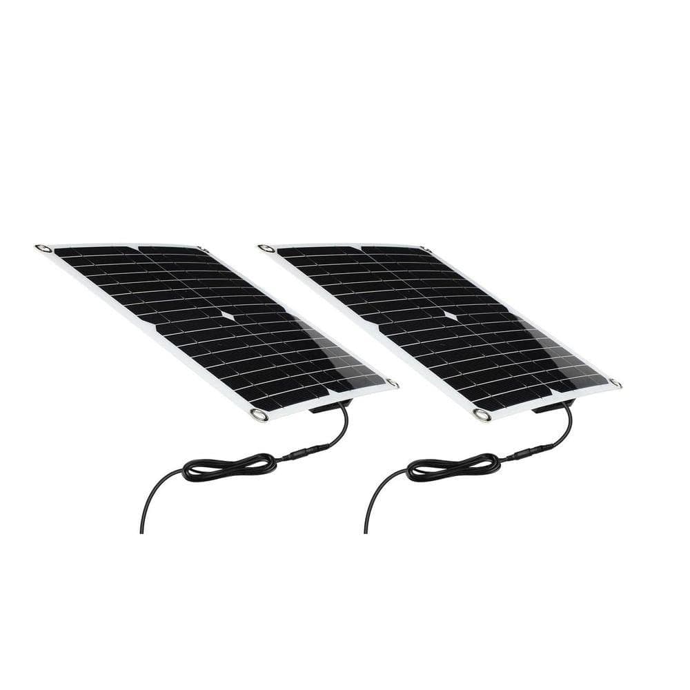 KIWDZFU 12.6 in. Solar Panel Fan Kit with 4 Fans, 12W USB Weatherproof Exhaust Fan for Outdoor Use