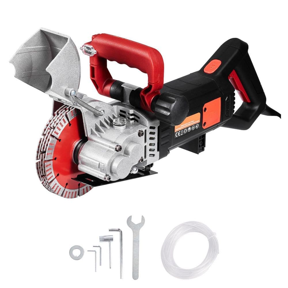 SKYSHALO 5800-Watt Wall Chaser 21.3 in. x 7.87 in. Cutting Width Wall Groove (L x W) Concrete Saws with ABS Plastic Handle
