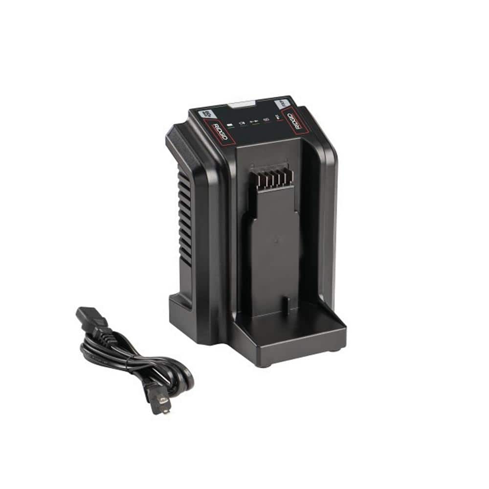 RIDGID FXP 60-Volt Battery Charger for 760 FXP Power Drive Compact Handheld Heavy-Duty 11-R and 12-R Pipe Threading Machines